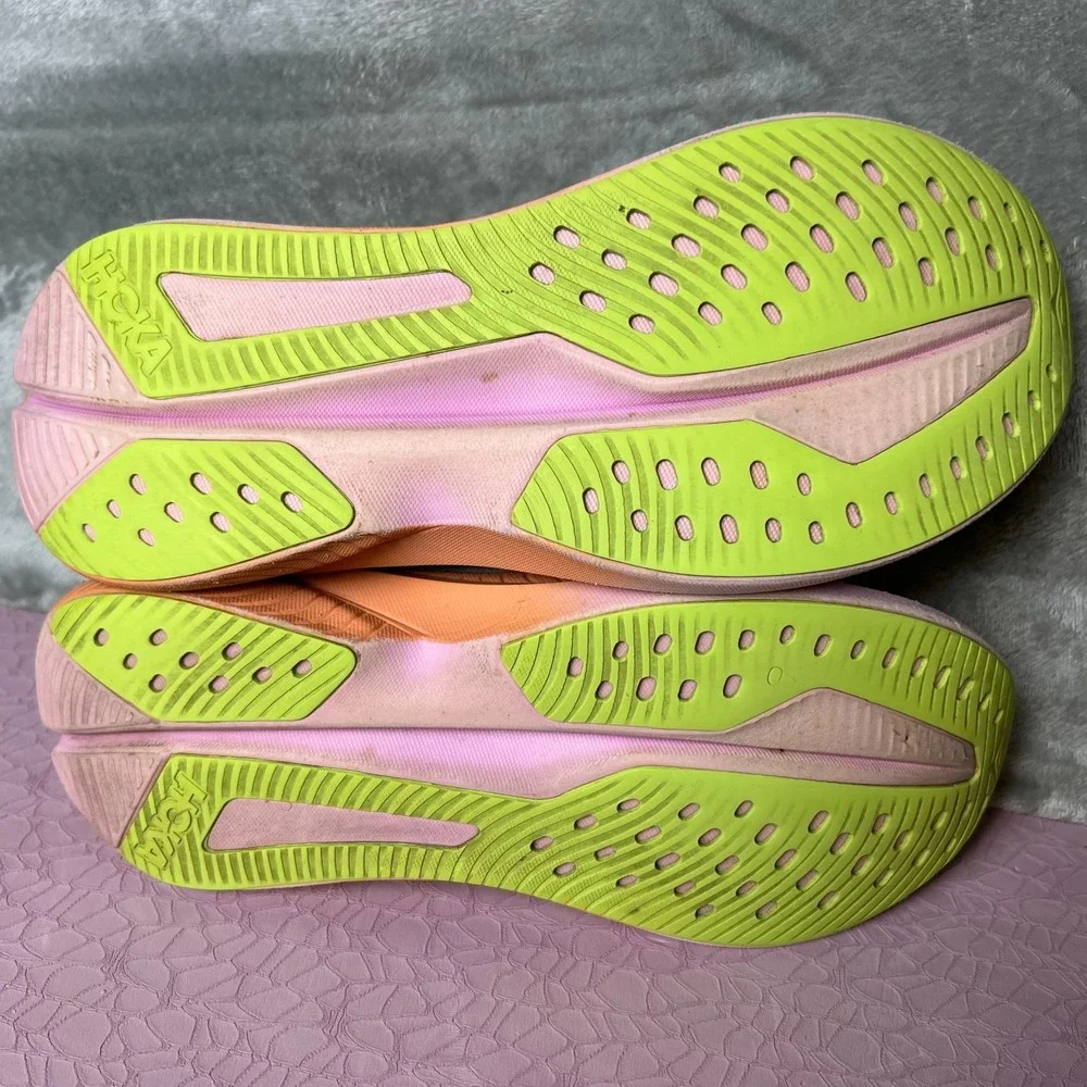 Hoka One One Mach 6 Running Shoes Womens Size 10.5B Logo Comfort Low Top 1147810